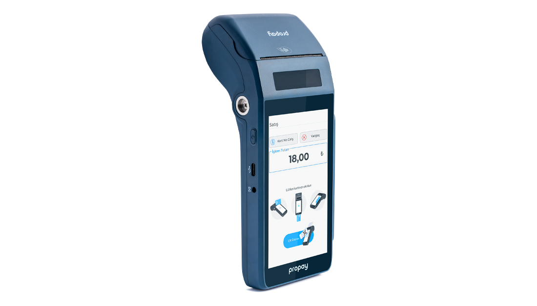 Propay P1000 ECR yandan görünüm
