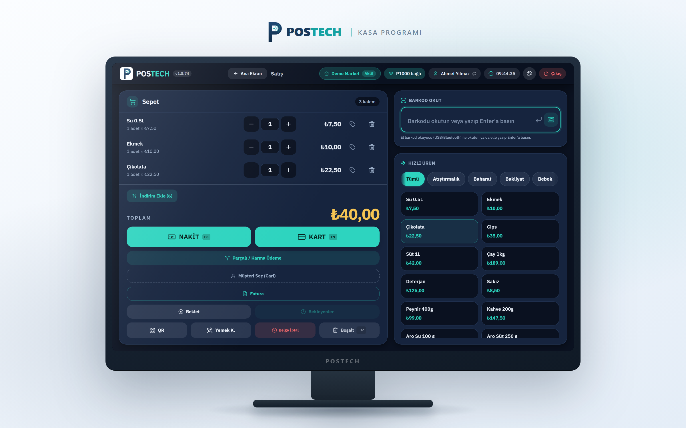 PostechPos Kasa Programı