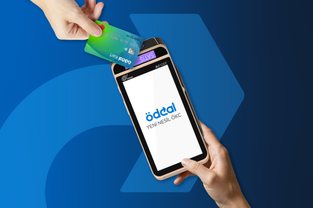 Ödeal yazarkasa POS ile temassız kart ödemesi